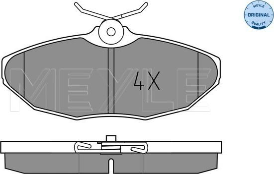 Meyle 025 241 9017 - Гальмівні колодки, дискові гальма autozip.com.ua