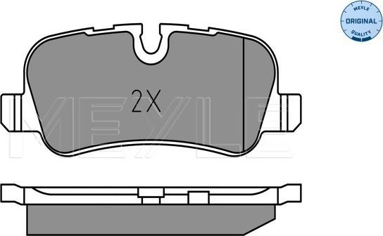 Meyle 025 241 9217 - Гальмівні колодки, дискові гальма autozip.com.ua