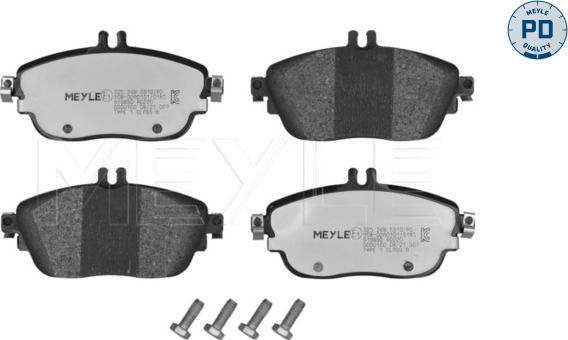 Meyle 025 248 6919/PD - Гальмівні колодки, дискові гальма autozip.com.ua