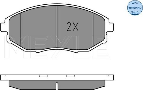 Meyle 025 248 6417/W - Гальмівні колодки, дискові гальма autozip.com.ua