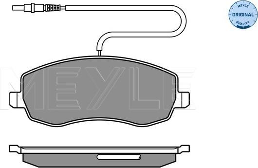 Meyle 025 248 3919/W - Гальмівні колодки, дискові гальма autozip.com.ua