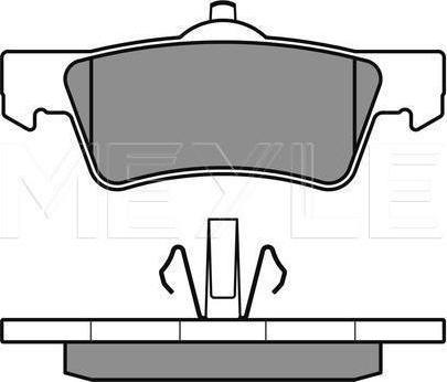 Meyle 025 243 6719/W - Гальмівні колодки, дискові гальма autozip.com.ua
