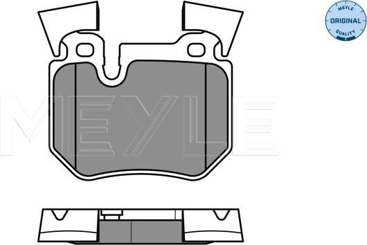 Meyle 025 243 1517 - Гальмівні колодки, дискові гальма autozip.com.ua