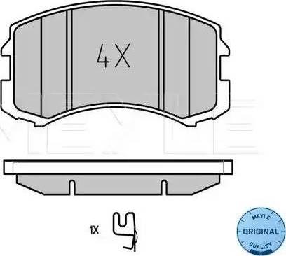 DJ Parts BP1023 - Гальмівні колодки, дискові гальма autozip.com.ua