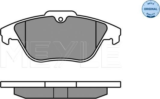 Meyle 025 242 5317 - Гальмівні колодки, дискові гальма autozip.com.ua