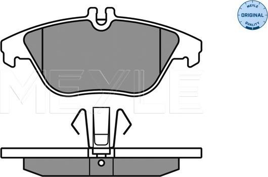 Meyle 025 242 5317 - Гальмівні колодки, дискові гальма autozip.com.ua