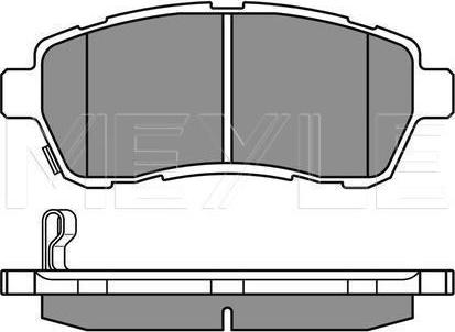 Meyle 025 242 8316/W - Гальмівні колодки, дискові гальма autozip.com.ua
