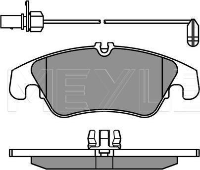 Meyle 025 247 4319/W - Гальмівні колодки, дискові гальма autozip.com.ua