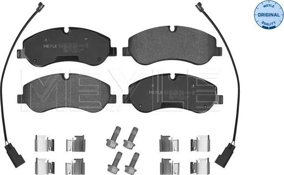 Meyle 025 256 0217 - Гальмівні колодки, дискові гальма autozip.com.ua