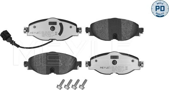 Meyle 025 256 8320/PD - Гальмівні колодки, дискові гальма autozip.com.ua