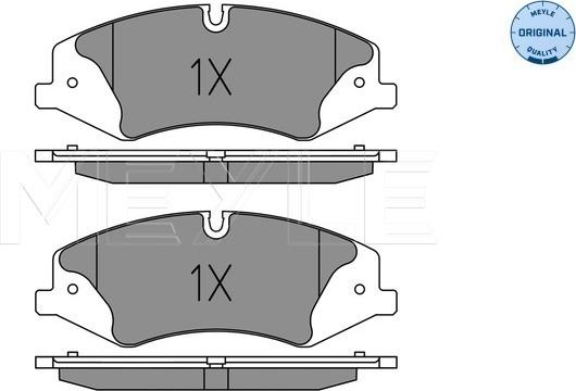 Meyle 025 250 2119 - Гальмівні колодки, дискові гальма autozip.com.ua