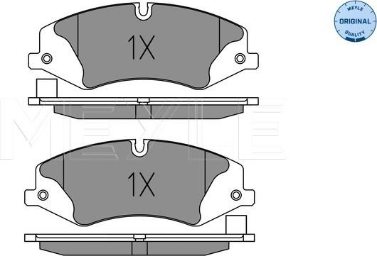 Meyle 025 250 2119 - Гальмівні колодки, дискові гальма autozip.com.ua