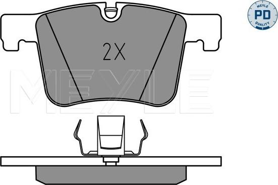 Meyle 025 251 9919/PD - Гальмівні колодки, дискові гальма autozip.com.ua