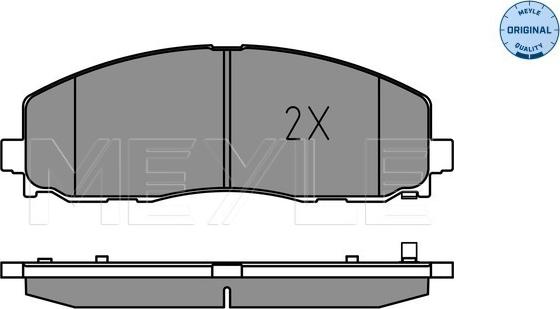 Meyle 025 253 7919 - Гальмівні колодки, дискові гальма autozip.com.ua