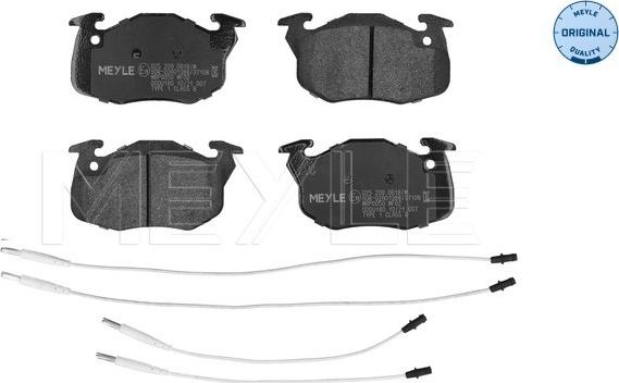 Meyle 025 209 0618/W - Гальмівні колодки, дискові гальма autozip.com.ua