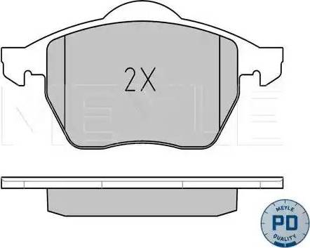 Meyle 025 206 7619/PD - Гальмівні колодки, дискові гальма autozip.com.ua