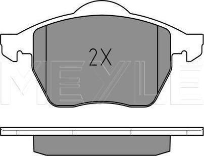 Meyle 025 206 7619/W - Гальмівні колодки, дискові гальма autozip.com.ua