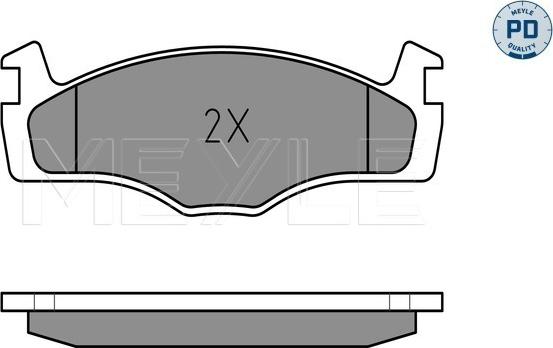 Meyle 025 208 8719/PD - Гальмівні колодки, дискові гальма autozip.com.ua