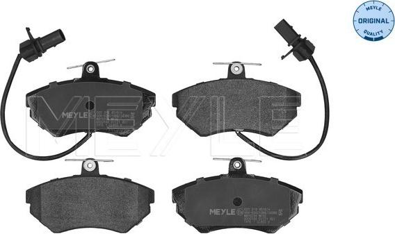 Meyle 025 219 4519/W - Гальмівні колодки, дискові гальма autozip.com.ua