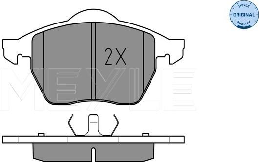 Meyle 025 219 1119 - Гальмівні колодки, дискові гальма autozip.com.ua