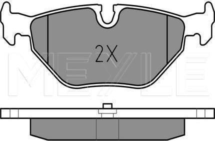 Meyle 025 219 3417 - Гальмівні колодки, дискові гальма autozip.com.ua