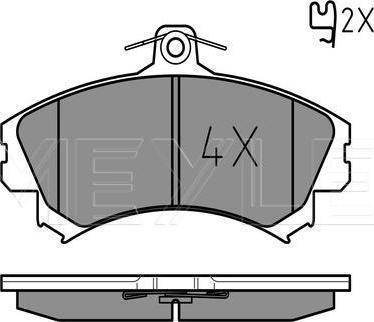 Meyle 025 219 2015 - Гальмівні колодки, дискові гальма autozip.com.ua