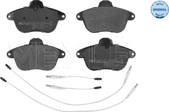 Meyle 025 215 0417/W - Гальмівні колодки, дискові гальма autozip.com.ua