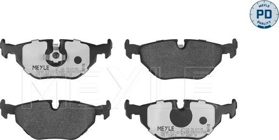 Meyle 025 216 0717/PD - Гальмівні колодки, дискові гальма autozip.com.ua