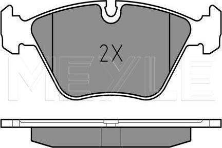 Meyle 025 216 7720 - Гальмівні колодки, дискові гальма autozip.com.ua