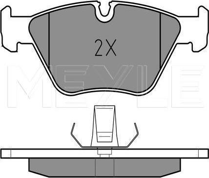 Meyle 025 216 7720 - Гальмівні колодки, дискові гальма autozip.com.ua