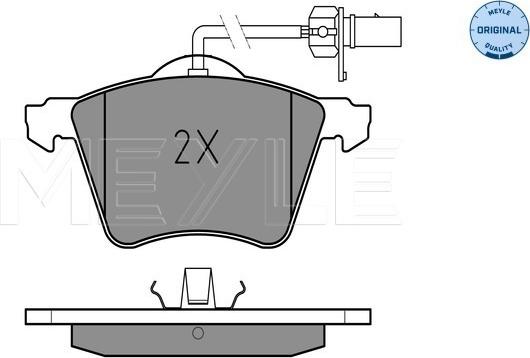 Meyle 025 210 3419/W - Гальмівні колодки, дискові гальма autozip.com.ua