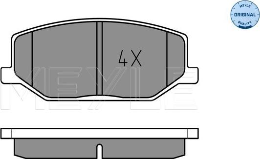 Meyle 025 211 4215 - Гальмівні колодки, дискові гальма autozip.com.ua