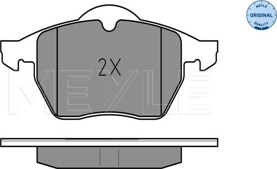 Meyle 025 218 2919 - Гальмівні колодки, дискові гальма autozip.com.ua