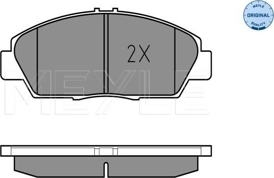 Meyle 025 218 7918/W - Гальмівні колодки, дискові гальма autozip.com.ua