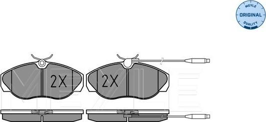 Meyle 025 217 9719/W - Гальмівні колодки, дискові гальма autozip.com.ua