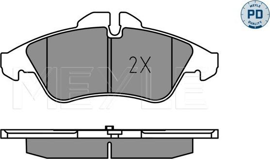 Meyle 025 239 9020/PD - Гальмівні колодки, дискові гальма autozip.com.ua