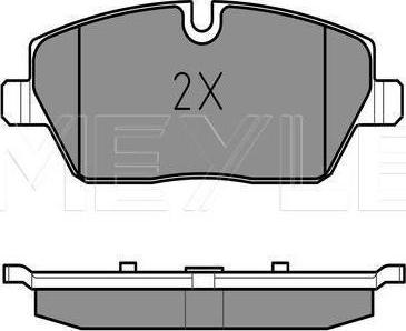 Meyle 025 239 1517 - Гальмівні колодки, дискові гальма autozip.com.ua