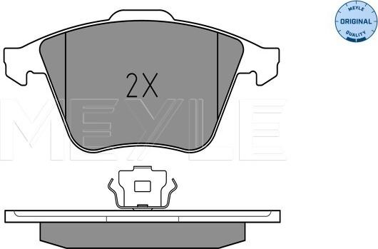 Meyle 025 239 1218 - Гальмівні колодки, дискові гальма autozip.com.ua