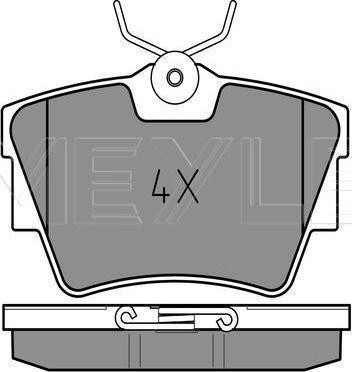 Meyle 025 239 8017 - Гальмівні колодки, дискові гальма autozip.com.ua