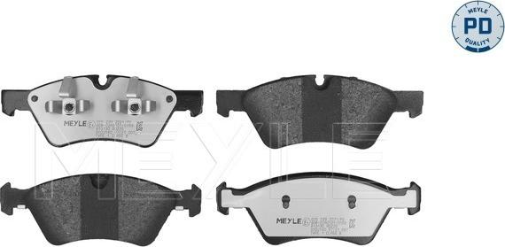 Meyle 025 239 2221/PD - Гальмівні колодки, дискові гальма autozip.com.ua