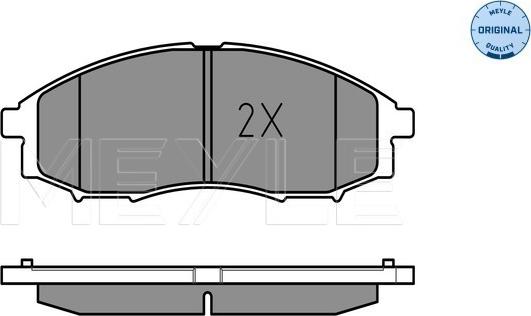 Meyle 025 239 7017/W - Гальмівні колодки, дискові гальма autozip.com.ua