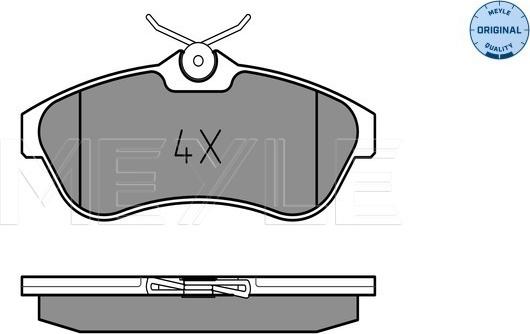 Meyle 025 234 0919 - Гальмівні колодки, дискові гальма autozip.com.ua