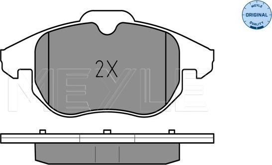 Meyle 025 234 0220 - Гальмівні колодки, дискові гальма autozip.com.ua