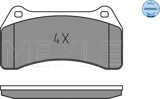 Meyle 025 234 8916 - Гальмівні колодки, дискові гальма autozip.com.ua