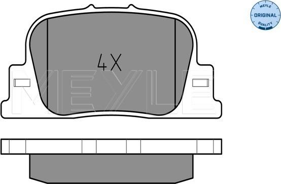 Meyle 025 235 9215 - Гальмівні колодки, дискові гальма autozip.com.ua