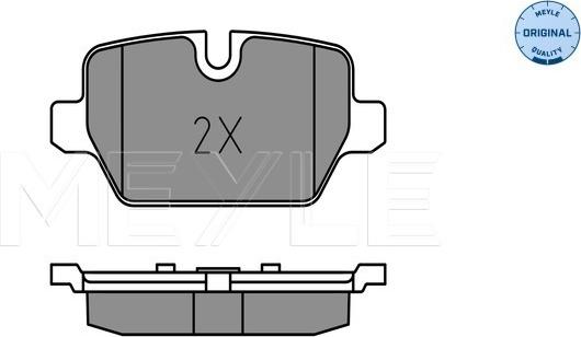 Meyle 025 236 2316 - Гальмівні колодки, дискові гальма autozip.com.ua