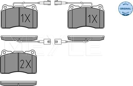 Meyle 025 230 9216/W - Гальмівні колодки, дискові гальма autozip.com.ua