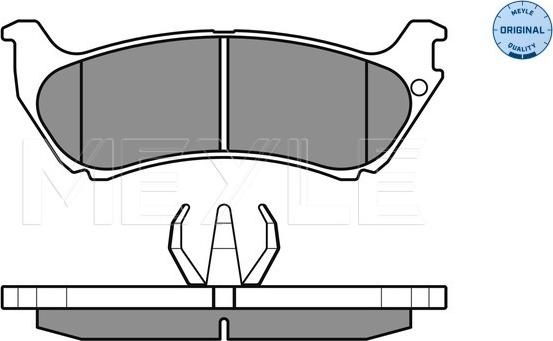 Meyle 025 231 9017/W - Гальмівні колодки, дискові гальма autozip.com.ua