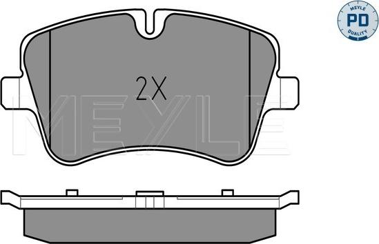 Meyle 025 231 4419/PD - Гальмівні колодки, дискові гальма autozip.com.ua