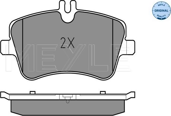 Meyle 025 231 4419 - Гальмівні колодки, дискові гальма autozip.com.ua